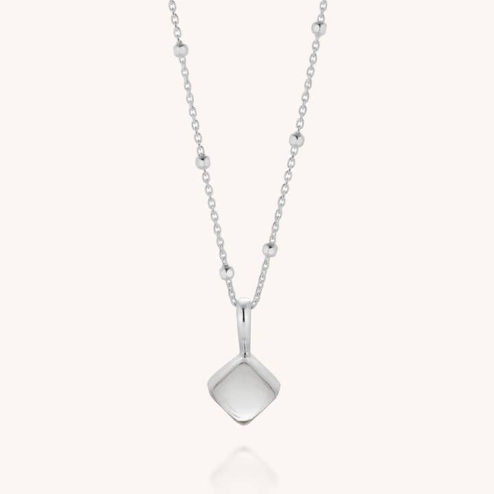 Diamond Birthstone halskæde April for engroshandel hos Nellou