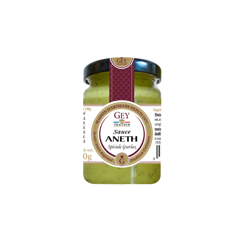 Maison RGEY - Wholesale Dip - Gravlax Special Dill Sauce 10cl - Raoul Gey Traiteur - 19360