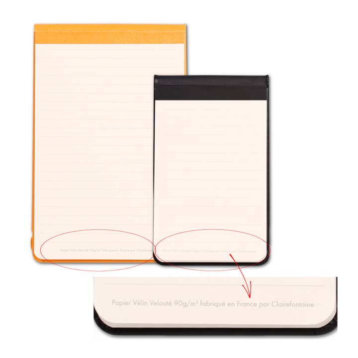Exaclair - Wholesale Notepad - Rhodia Webnotepad - Reporter Style