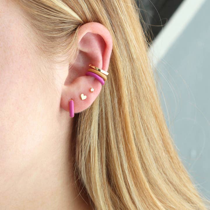 Kris Nations - Wholesale Stud/Post Earrings - Classic Crystal Prong Set Stud Earrings 18K Gold Vermeil | Sterling Silver CZ Crystal Nickel Free Hypoallergenic Ships from CA