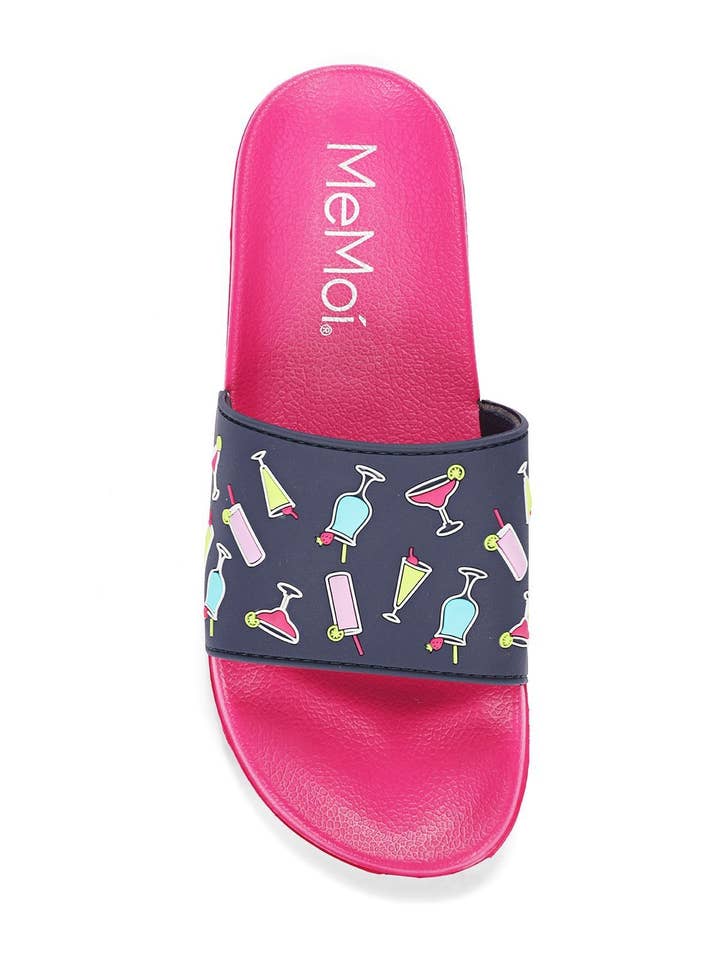 Fuchsia Women's Martini Slides for wholesale on Faire1