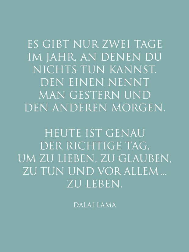 Postkort «I dag er den rigtige dag» for engroshandel hos WUNDERWORT by Angela Gwinner