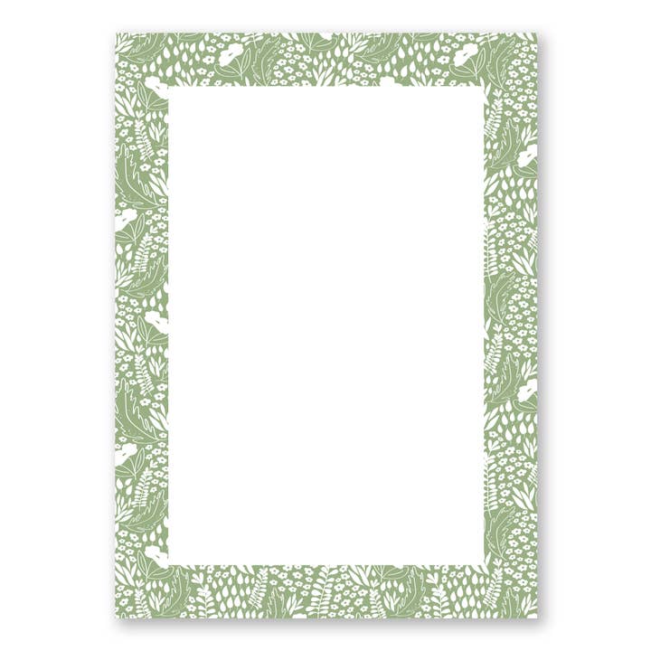 A5 blank notepad, Green Dreams for wholesale by Emadam - Art & Design
