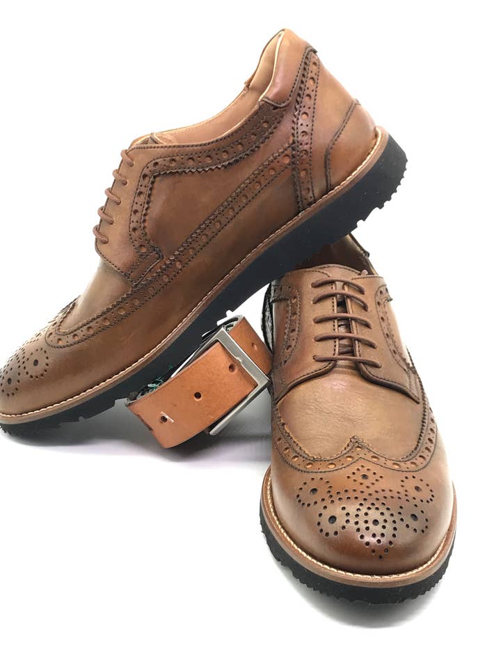 Caponi - Wholesale Oxford Shoes - Men's - Modena Cuoio1
