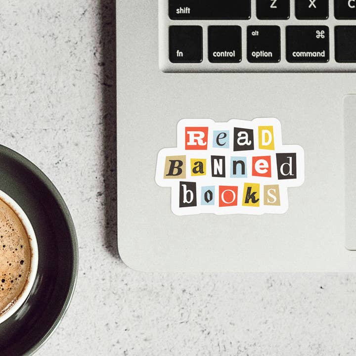 The Fiction Phantom - Wholesale Phone & Laptop Stickers - Read Banned Books 3" Vinyl Sticker2