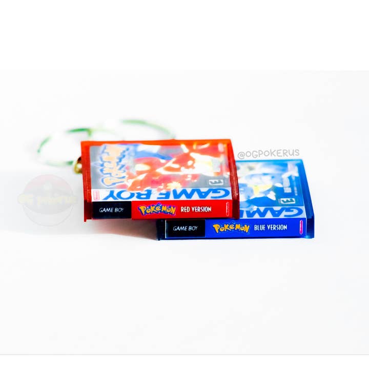 OGPokerus x Shop Me Senpai - Wholesale Keychain - Unisex - Retro Video Game Box Art inspired novelty keychains