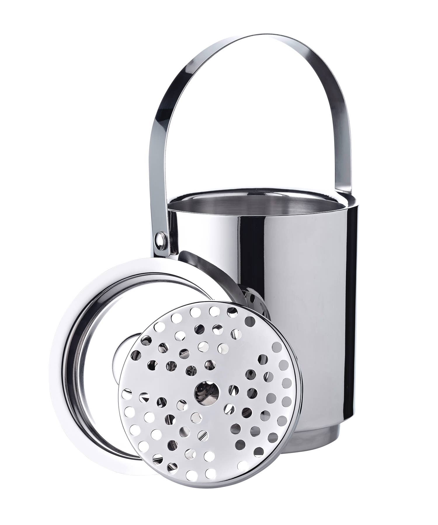 EDZARD – Engroshandel Isspand – Seatlle isspand (højde 16 cm) med låg og indsats, rustfrit stål1