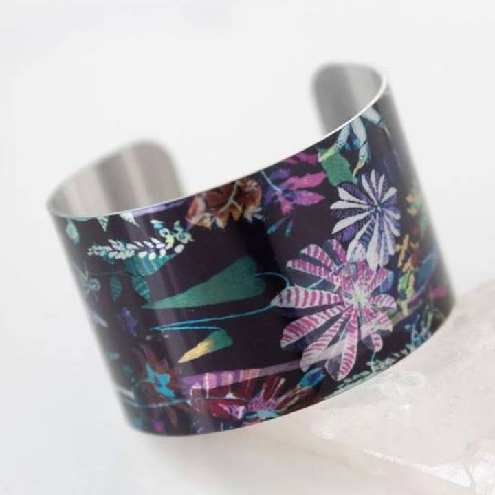 Among the Wildflowers Statement Cuff for wholesale by Giftologie