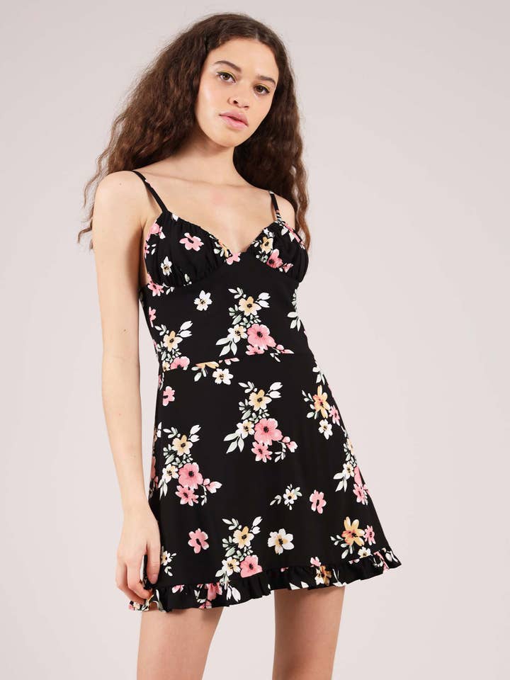 blonde gone rogue - Wholesale Dress - Women's - Flower Power Mini Dress