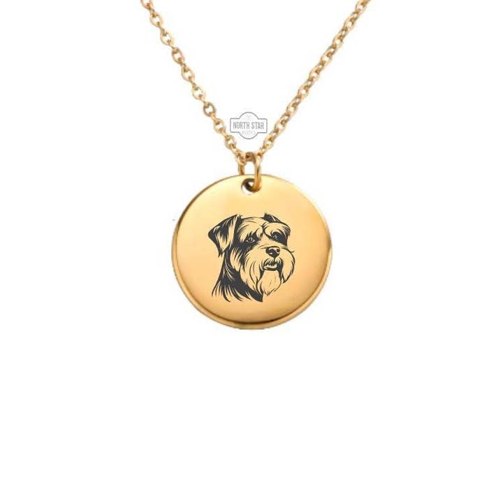 Schnauzer Dog Pendant Charm – Personalized Memorial Gift for wholesale by North Star Rustics Too