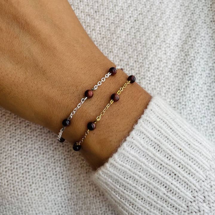 Bracelet Anthéa Oeil de Taureau pour la vente par MyMagicStones