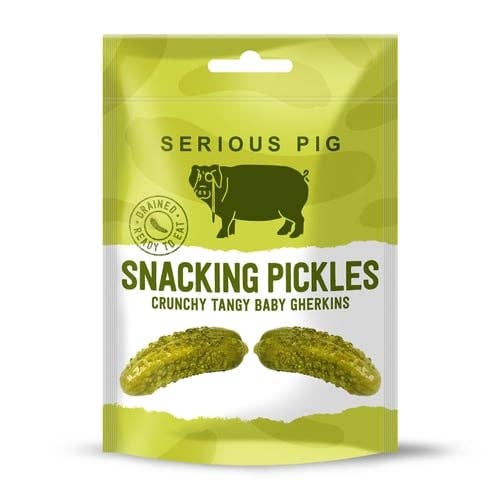 Salty Dog Brands Ltd - Wholesale Pickled Vegetables - UK ONLY* Serious Pig Snacking Pickles 24x40g