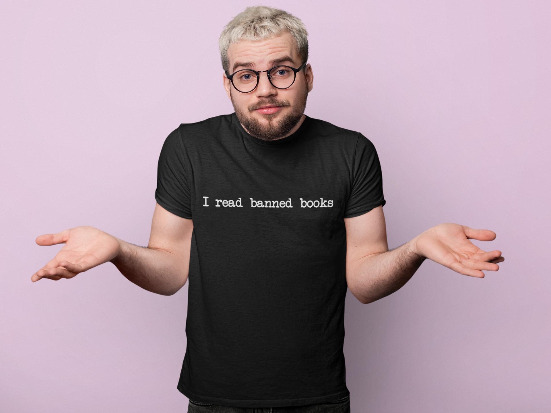 Bookish Endeavors - Wholesale Screen Printed T-Shirt - Unisex - I Read Banned Books1