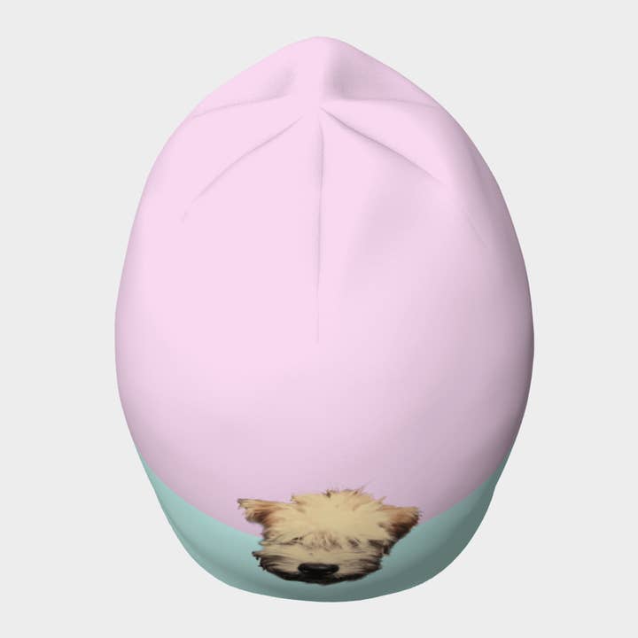 Wheaten Puppy Tuque für Kinder, rosa/himmelblau 🇨🇦 für den Großhandel von The Wheaten Store