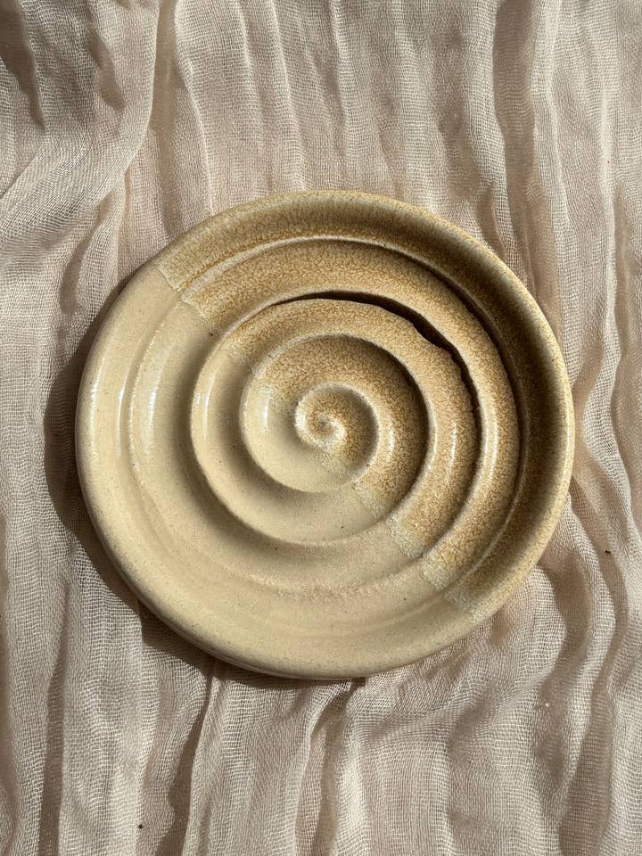 Low Tide Soap Dish for wholesale by Charlotte Manser Ceramics