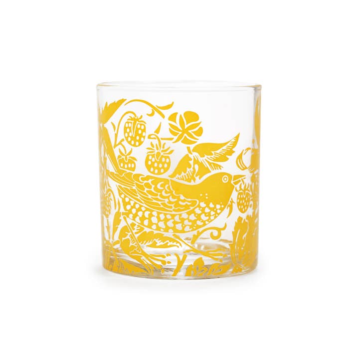 Half Moon Bay By Design - Wholesale Drinking Glass/Cup - Drinking Glass Tumbler William Morris Quince Yellow
