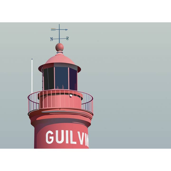 Artmoric - Vente Affiche d'art - Le Guilvinec / Le Phare