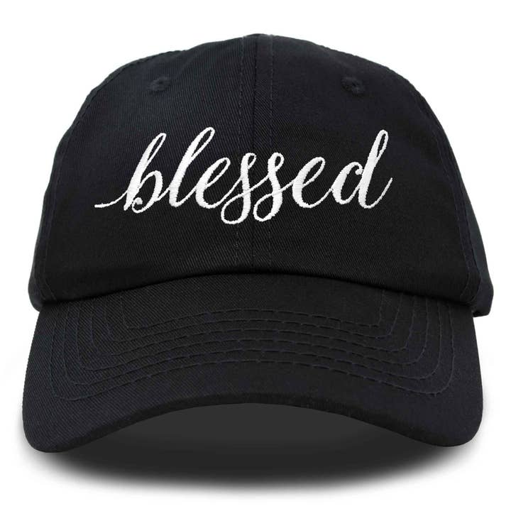 Dalix - Wholesale Baseball Cap - Women's - DALIX Blessed Women's Baseball Cap Soft Cotton Dad Hat