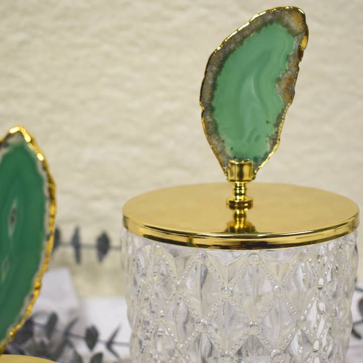 PIETRA DI CASA – wholesale Decorative box – Glass Box MOMI Green| Home Decor| Gift3