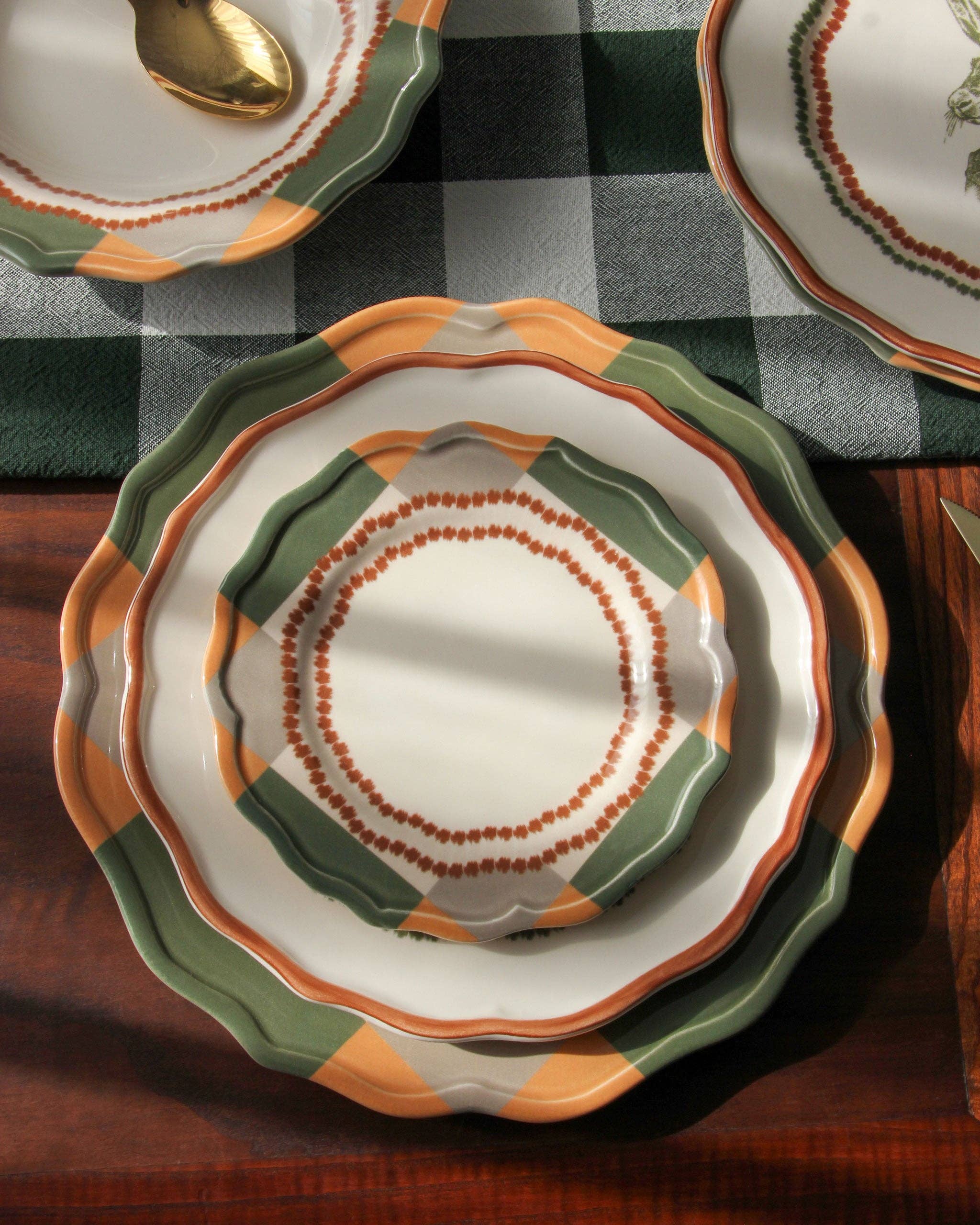 Pó de Barro - Venta al por mayor Plato grande - Plato de Cena Picnic Portugués Golegã5