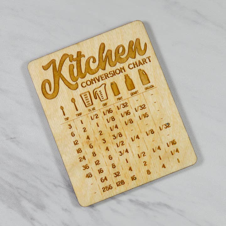 Kitchen Conversion Magnet for wholesale by Wilkerson Handmade