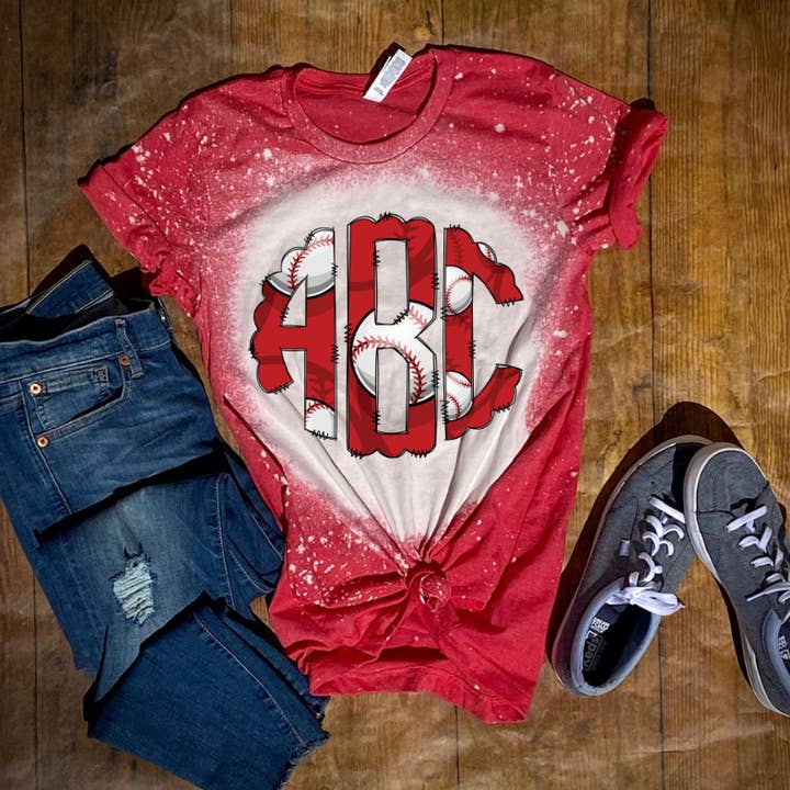 Baseball Monogram for wholesale by Southern Backroad Tees LLC