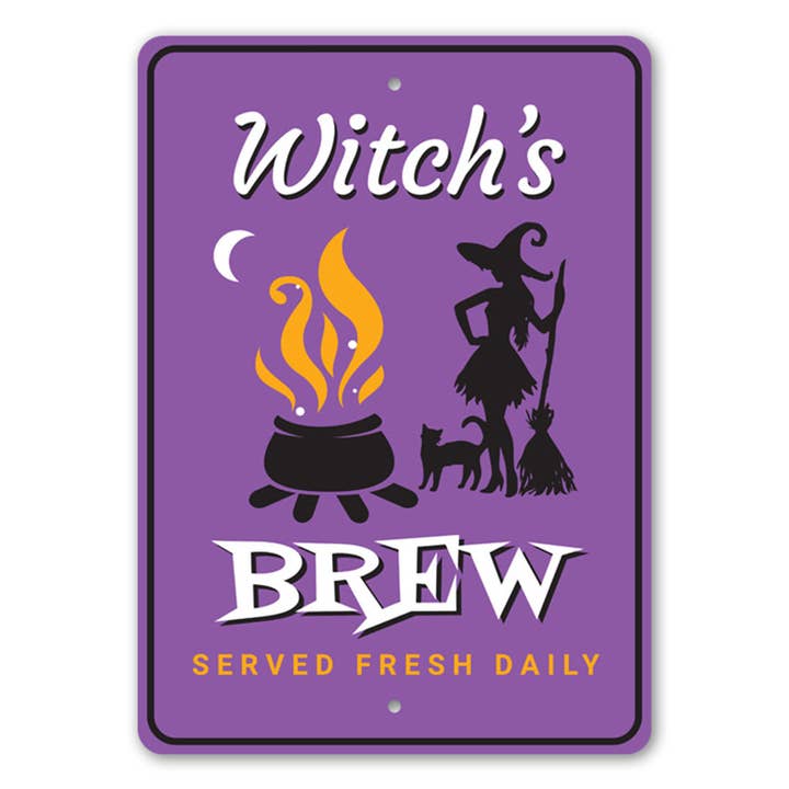 Witchs Brew Sign for wholesale by Lizton Sign Shop, Inc