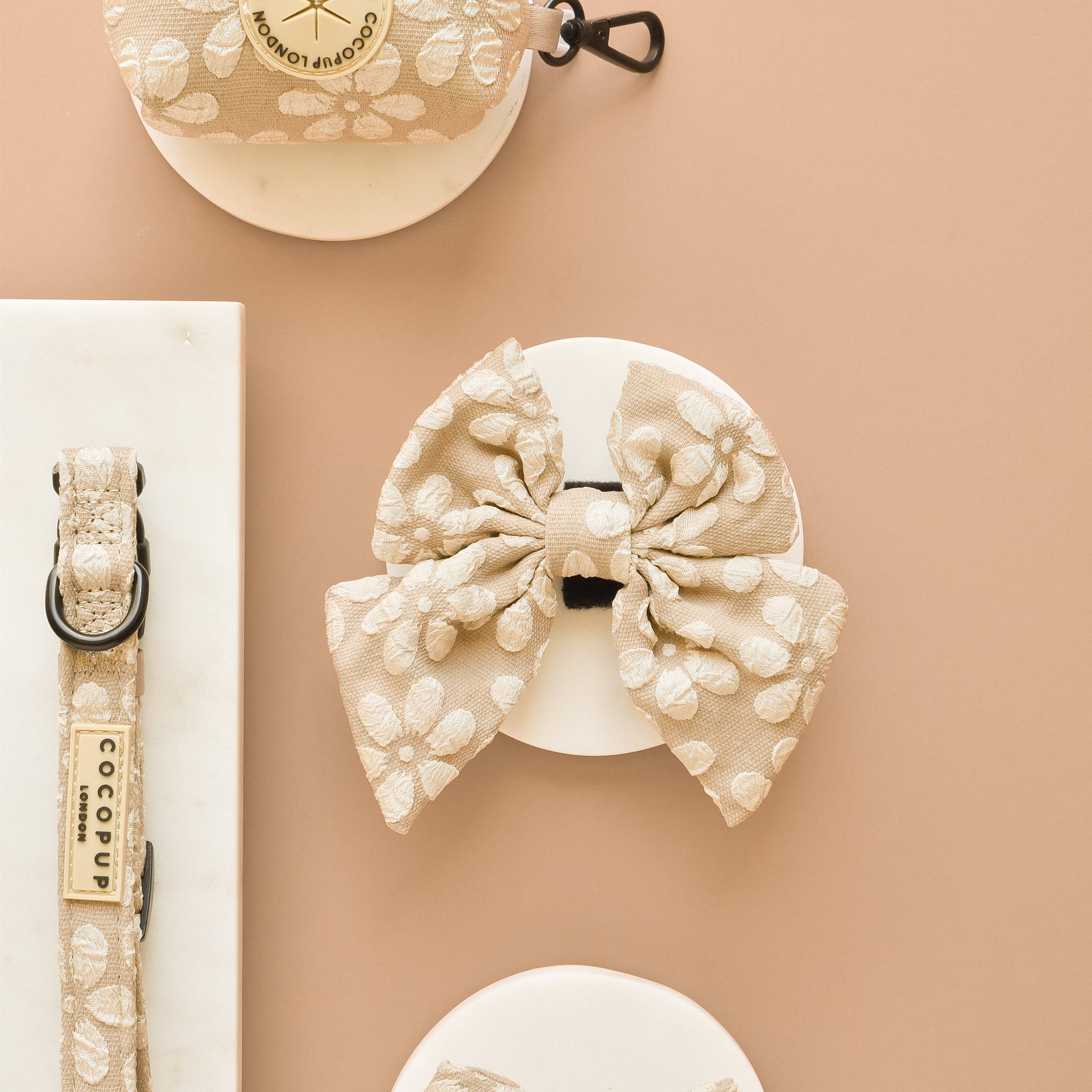 Cocopup London - Vente Nœud papillon – chien - Nœud papillon de luxe Sailor - Moka Flower