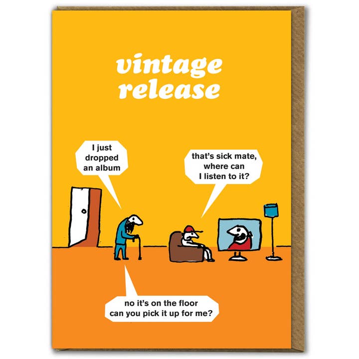 Brainbox Candy - Vente Cartes d'anniversaire - Carte d'anniversaire amusante, Album Drop Greetings Card de Modern Toss