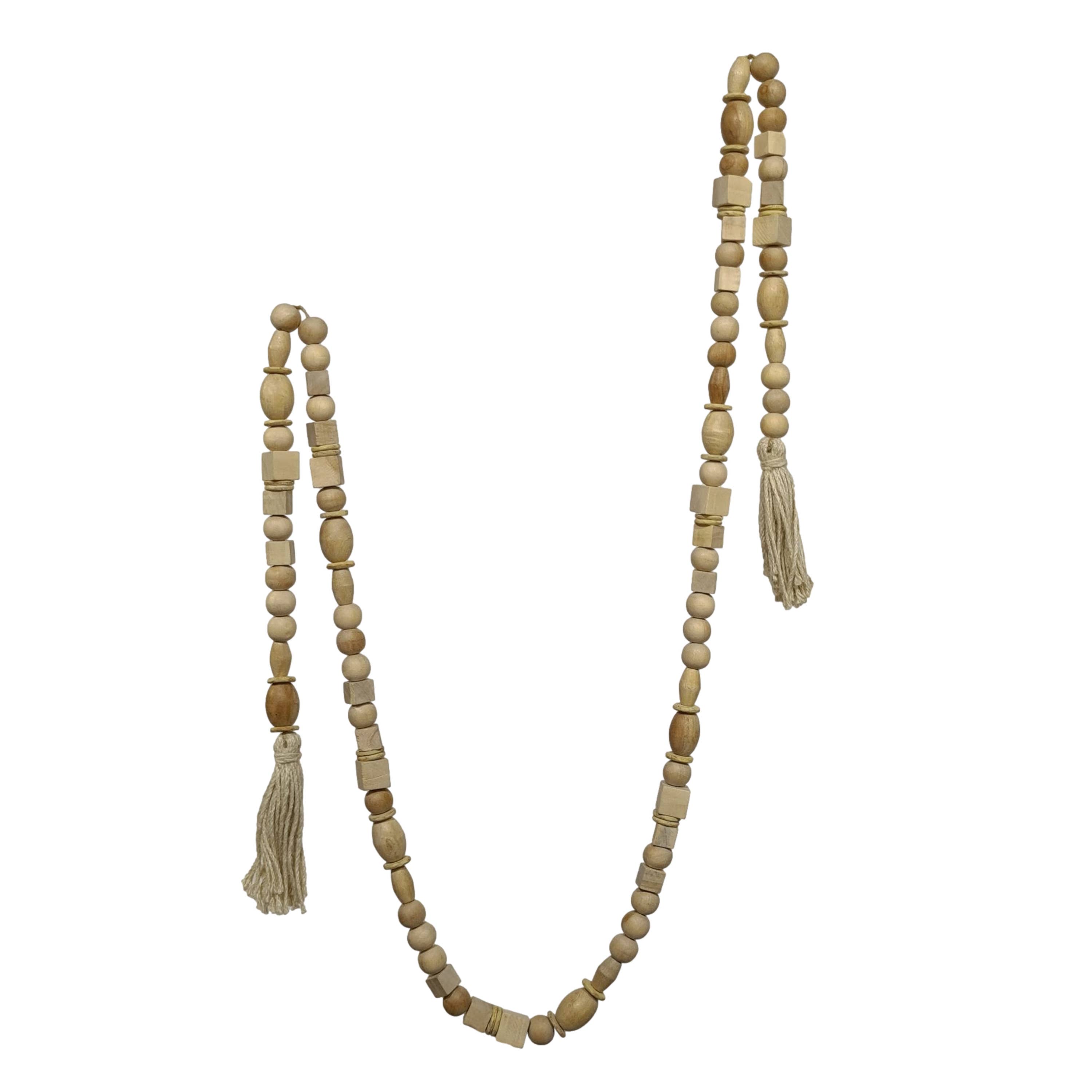 Wilco Home - Wholesale Slingers - 90" WD BOHO Bead Garland voor Kerstmis, herfst en elke dag47