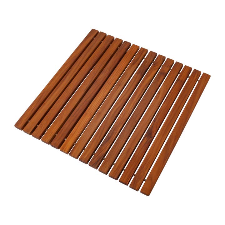 Nordic Teak – wholesale Bath mat – Oiled Teak Shower and Bath String Mat 19.6″ x 19.6″