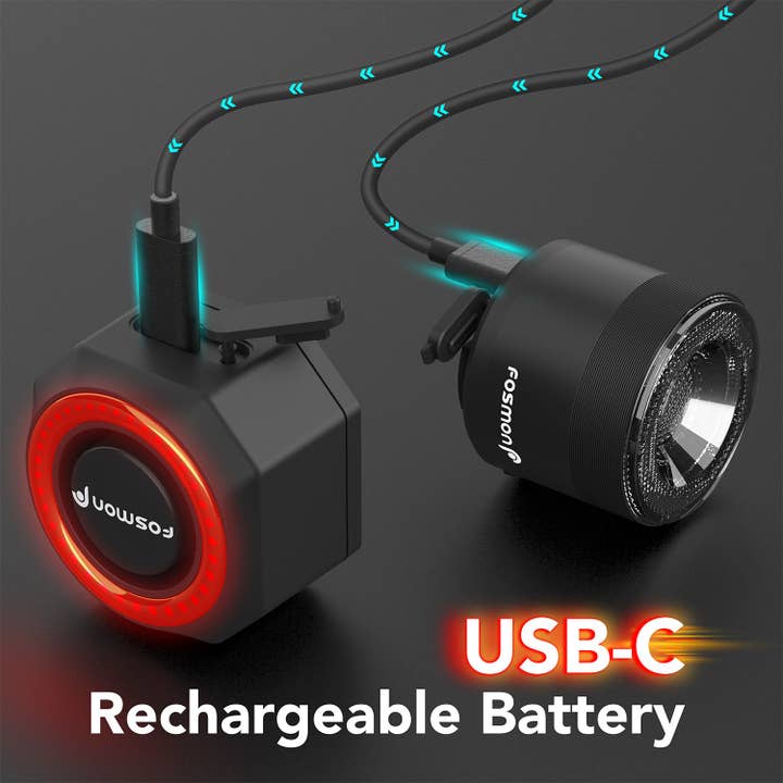 Fosmon - Wholesale Biking Accessories - Anti-Theft Bike Taillight & Headlight with Remote Control6