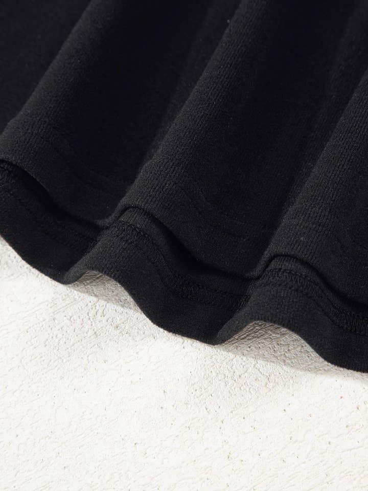 Black Leopard Mesh Patchwork Knit Long Sleeve Top for wholesale on Faire7