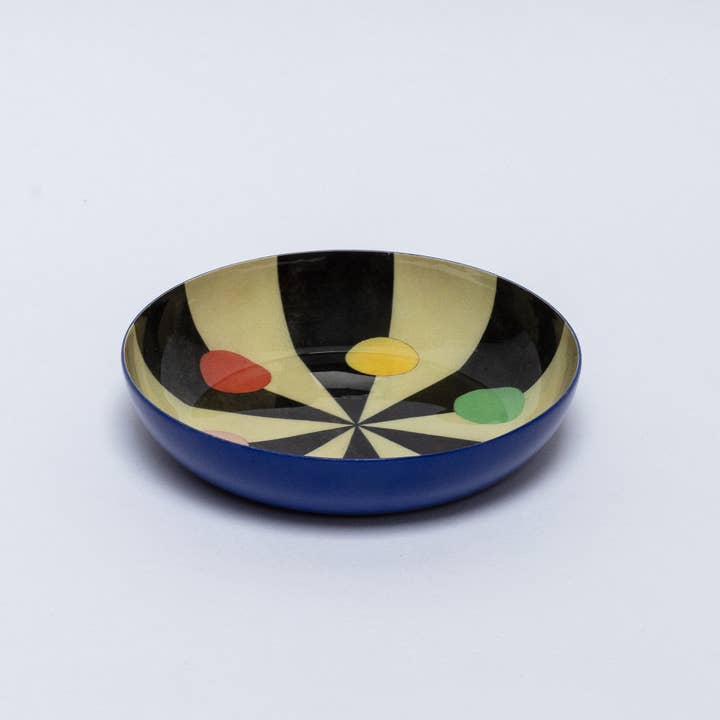 Roomytown - Wholesale Decorative Tray - Round Enamel Tray - Benson’s Colour Hexagon