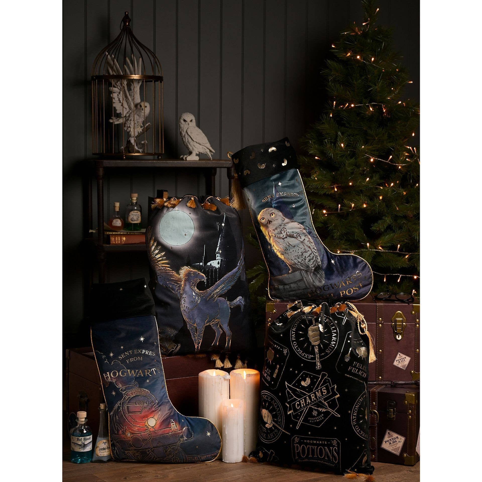 WIDDOP and Co. - Wholesale Holiday Stocking - Warner Bros Harry Potter Alumni Sack - Buckbeak1