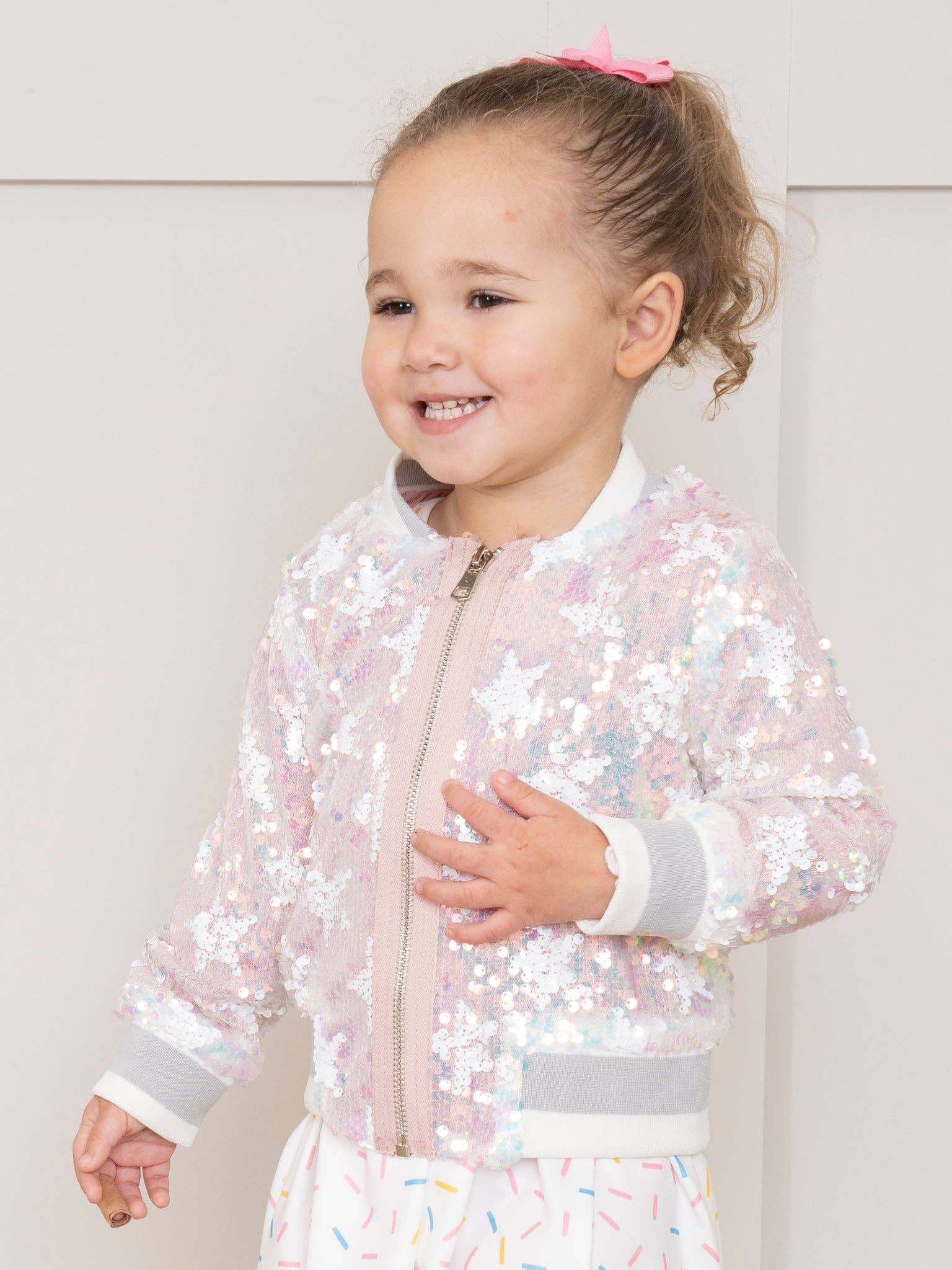 Marie Nicole Clothing - Wholesale Bomber Jacket - Kids - Star Power Bomber Jacket1