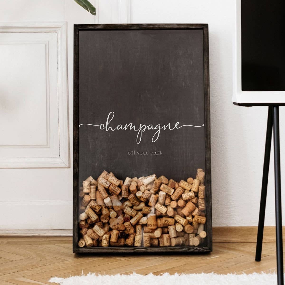 The Corkbox Company - Wholesale Decorative Box - Champagne Decor, Wooden Wine Cork Box "Champagne"3