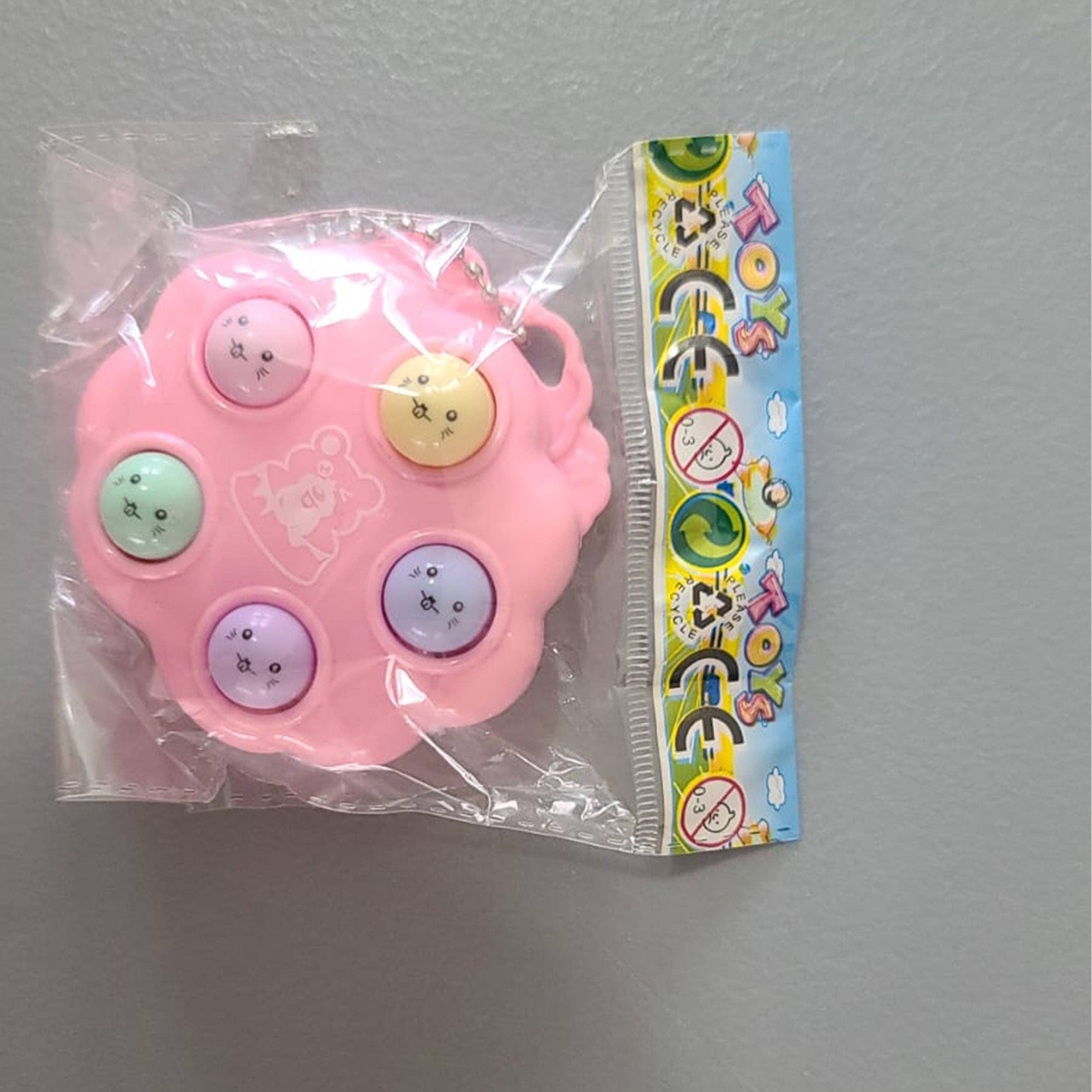 PR GROUPS LLC - Wholesale Keychain - Kids - Mini Pop Fidget Keychain Toy- Assorted5