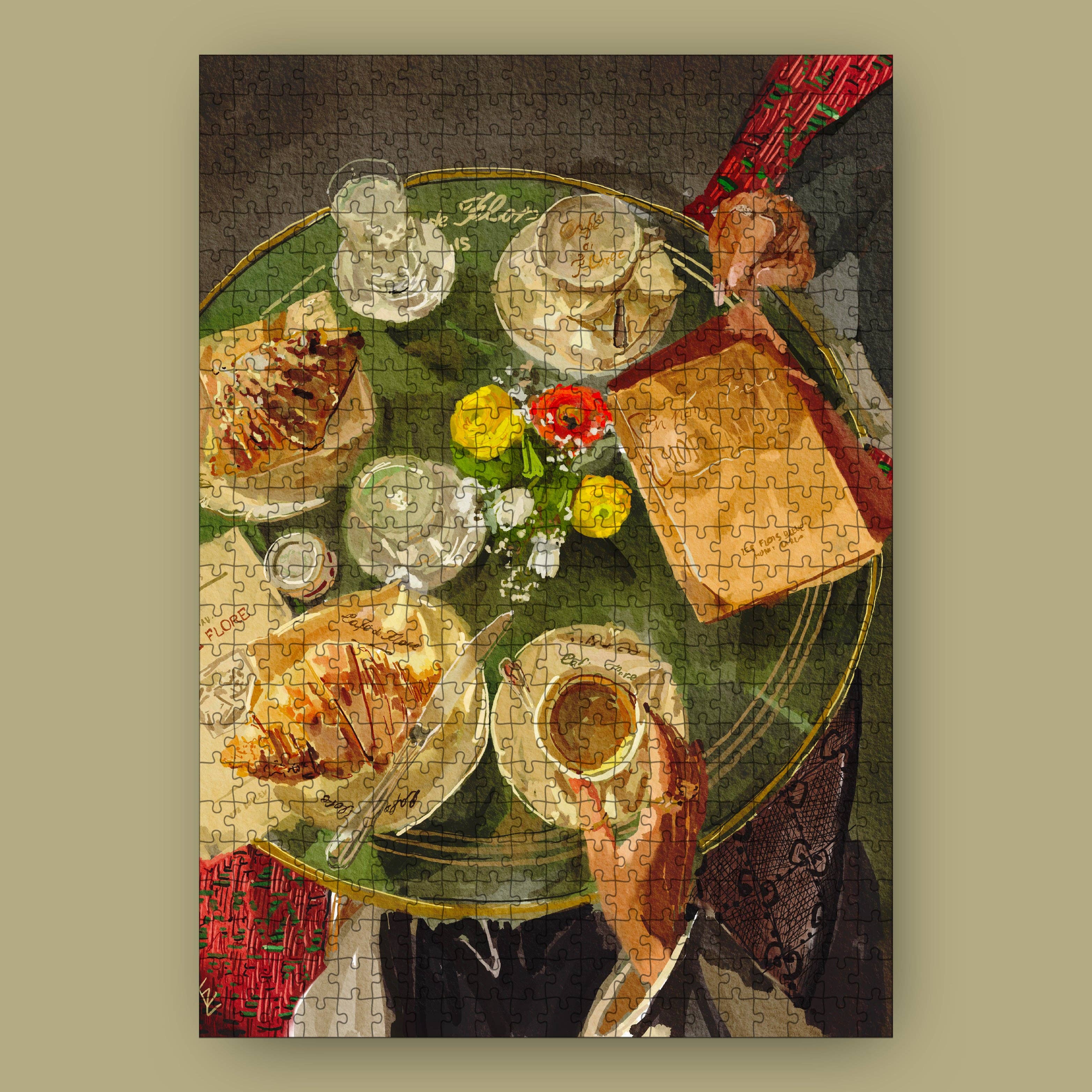 Das Puzzle Kollektiv - Wholesale Puzzle - Adult - "Coffee and croissants"1