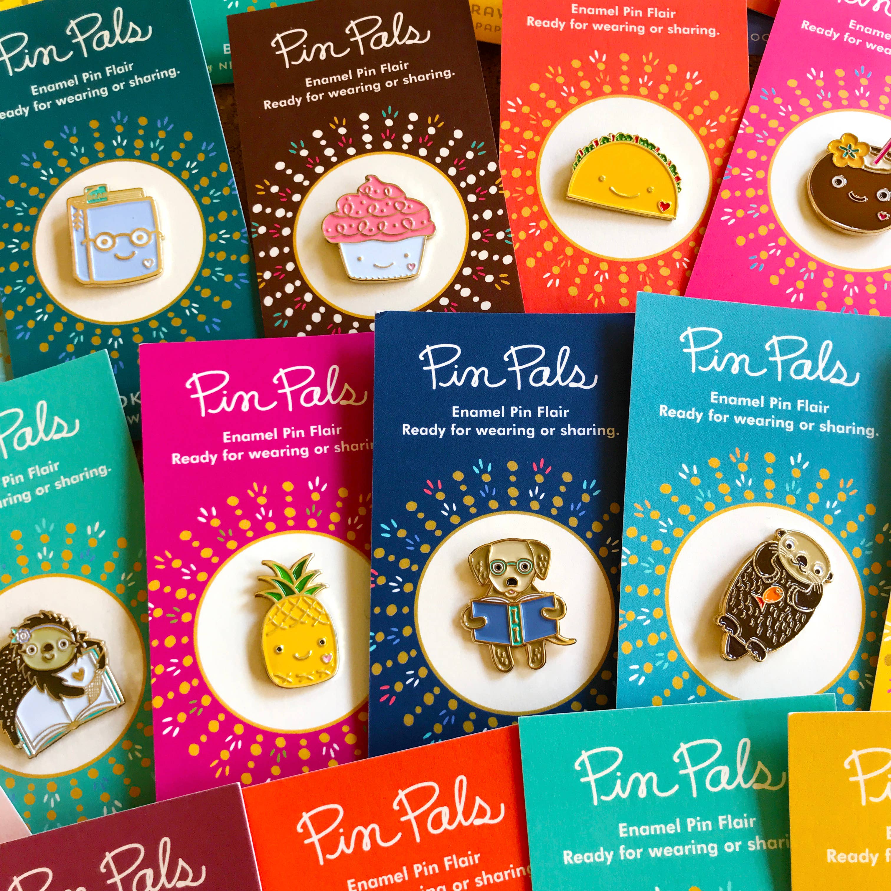 Night Owl Paper Goods - Wholesale Lapel Pin/Button - Otter Enamel Pin5