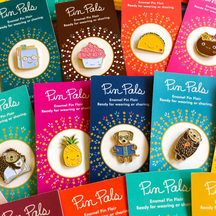 Night Owl Paper Goods - Wholesale Lapel Pin/Button - Otter Enamel Pin5