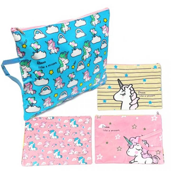 Unicorn Deluxe Courier Bag for wholesale by Kids Party Craft