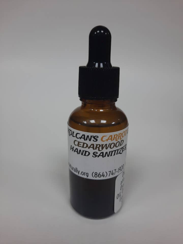 KOLCAN'S WORTEL & CEDERHOUT HANDSANITIZER 2 OZ ** BESTSELLER! voor wholesale door Natural Health And Skin
