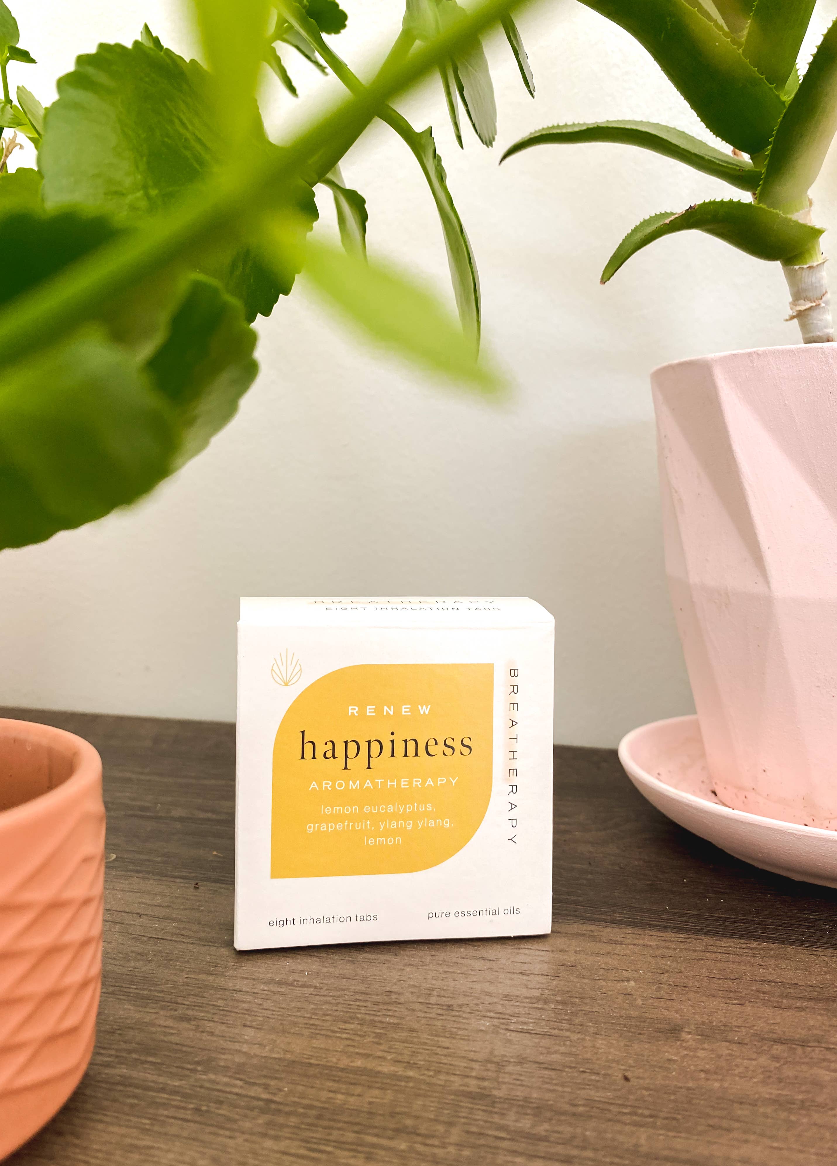 Breatherapy - Wholesale Aromatherapy Inhaler - HAPPINESS Aroma Patches — Comforting Mood Support (8-ct)8