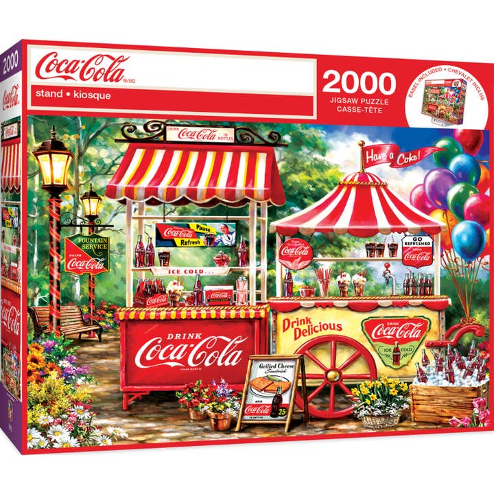 Signature Collection - Coca-Cola Stand 2000 Piece Puzzle for wholesale by Masterpieces Puzzles