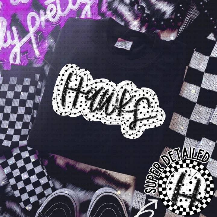 Simple Tymes – Engroshandel Sublimationstryk – Dotted Applique Teams DTF-print29