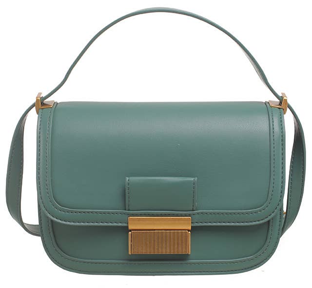 Bessie London – wholesale Crossbody bag – Women's – GOLD CLASP FLAP CORSSBODY BAG6