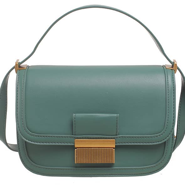 Bessie London – wholesale Crossbody bag – Women's – GOLD CLASP FLAP CORSSBODY BAG6