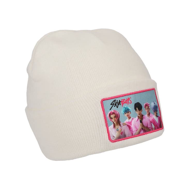 Bioworld Merchandising - Wholesale Beanie - Unisex - KPop Demon Hunters Saja Boys White Cuff Knit Beanie5