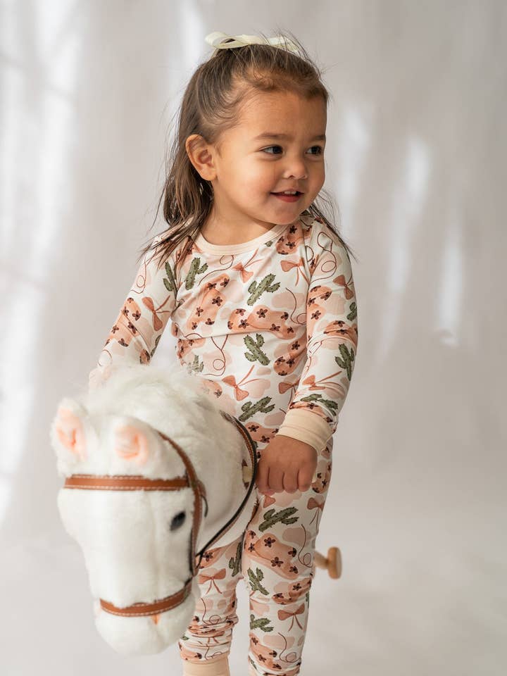 Cowgirl 2 Piece PJ's for wholesale by House of Henry
